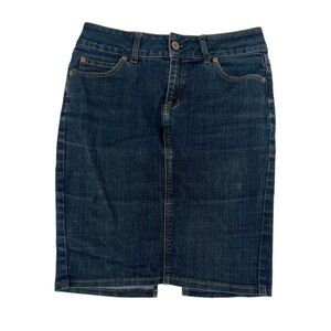 Mixit Knee Length Pencil Jean Skirt Size 4 Women’s